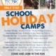School Holidays are almost here, join us for a day camp or two, or three... Plac